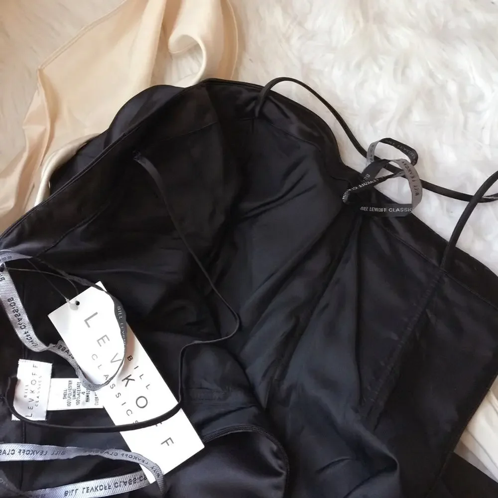 NWT Bill Levkoff Classics Satin Cocktail Gown-MA5 - Picture 7 of 8